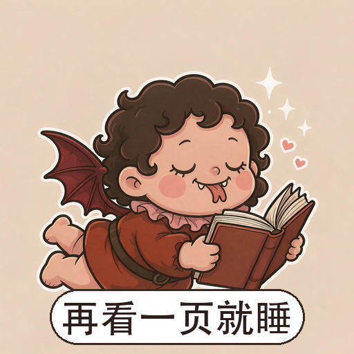 革律翁表情包:再看一页就睡